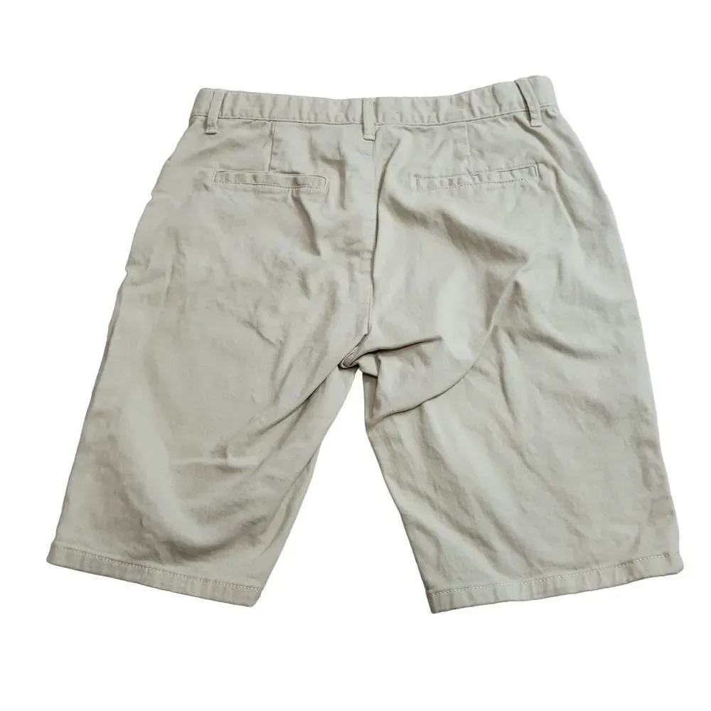 Children's Place khaki uniform Bermuda shorts 14